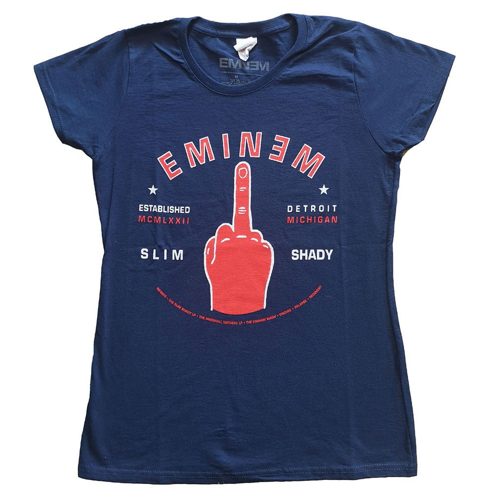 EMINEM エミネム - Detroit Finger / Tシャツ / レディース - PGS